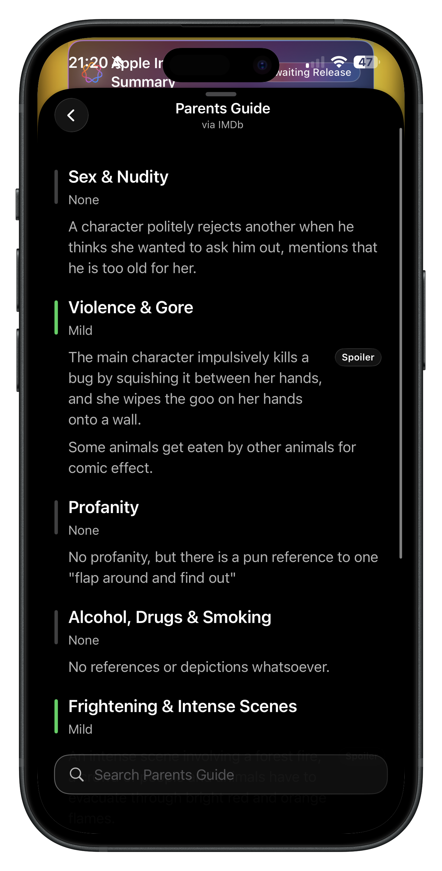 KeepUp parents guide